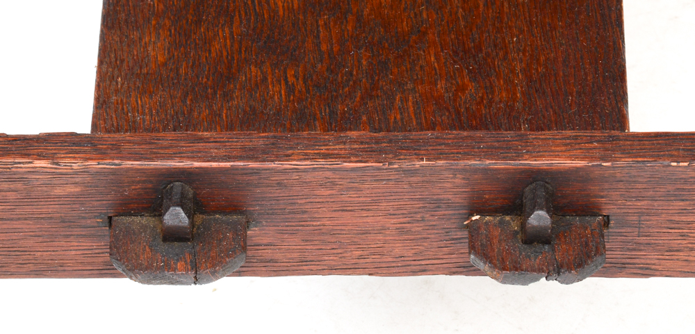 Antique Mission Style Oak Library Table