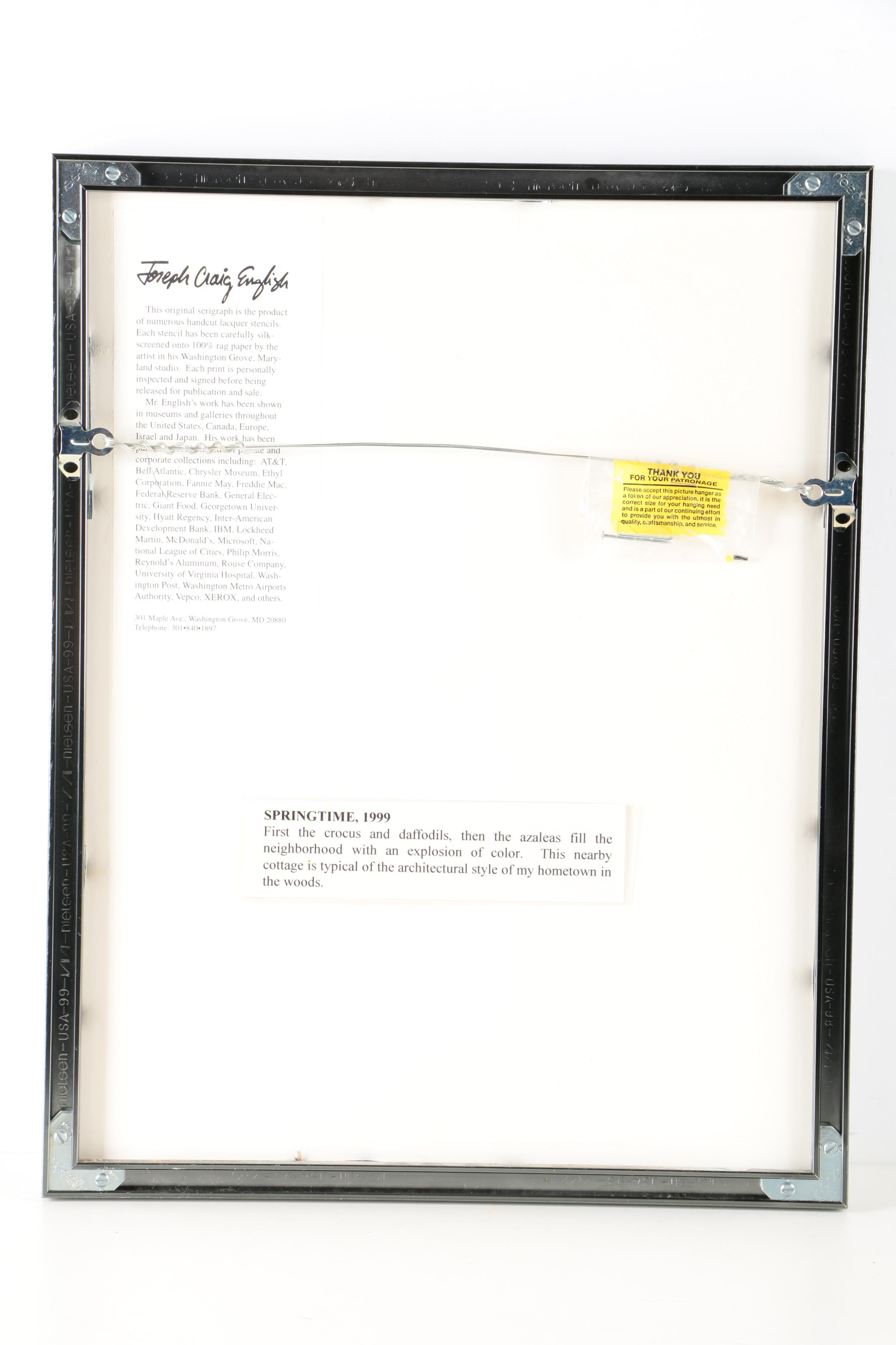 Joseph C. English Limited Edition Serigraph "Springtime"