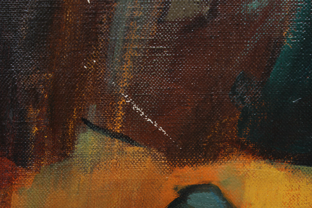 George Michaud Oil Painting on Canvas of Family