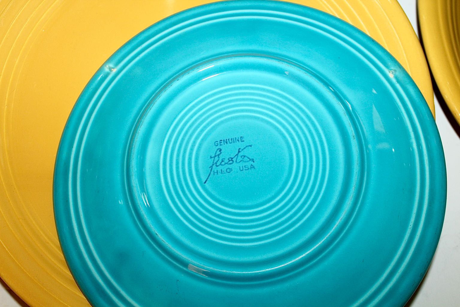 Generous Assortment of Vintage Original Fiesta Pottery Dinnerware