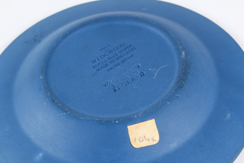 Collection of Wedgwood Plates and Ash Receivers Featuring Royal Silver Jubilee