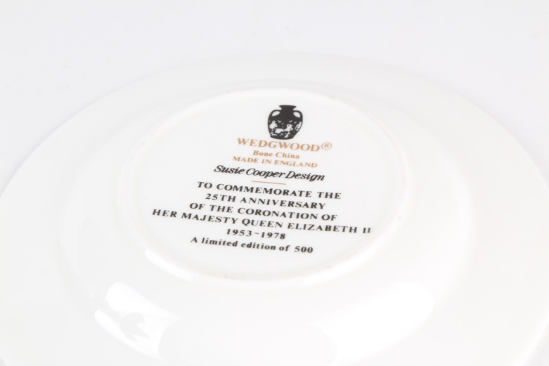 Susie Cooper Commemorative Wedgwood Silver Jubilee Home Decor