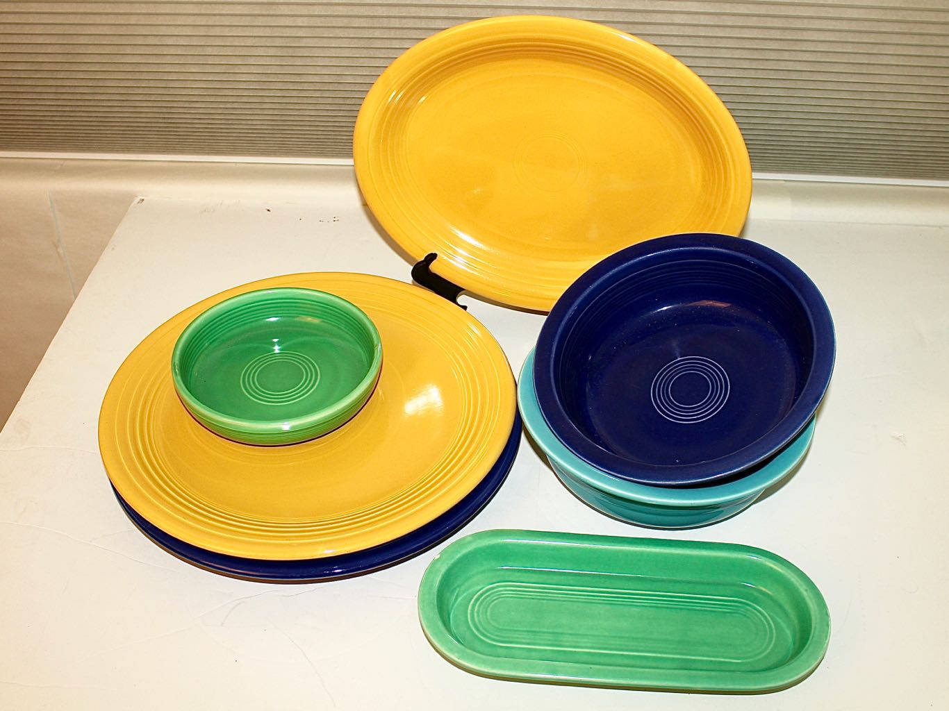 Generous Assortment of Vintage Original Fiesta Pottery Dinnerware