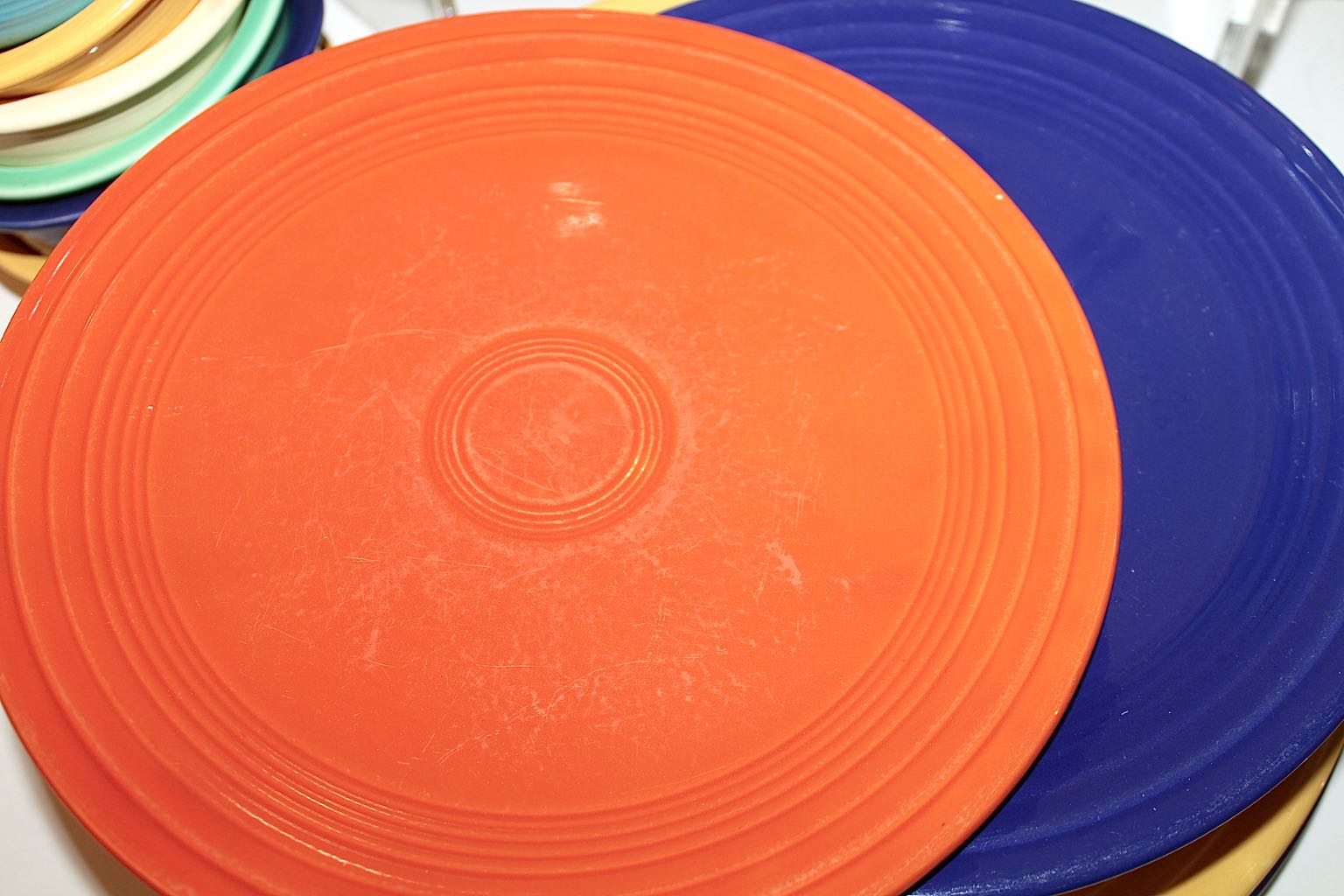 Generous Assortment of Vintage Original Fiesta Pottery Dinnerware