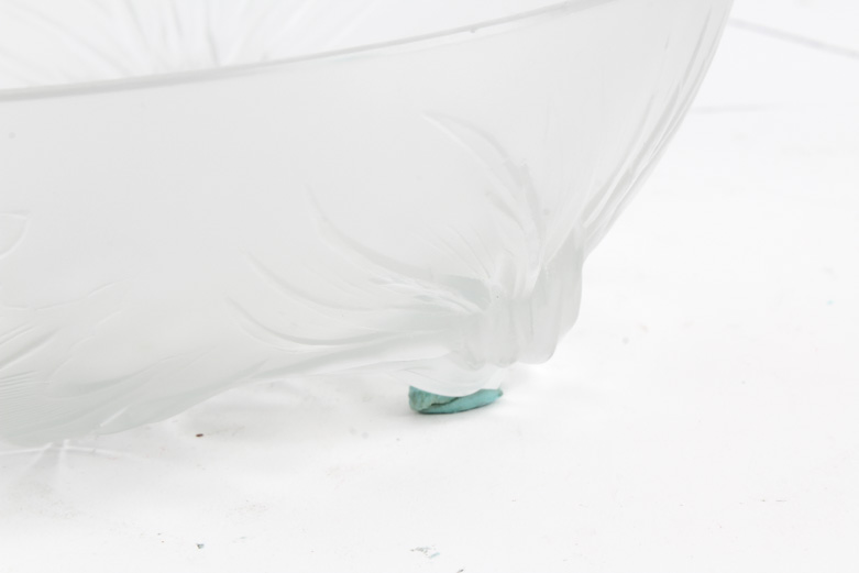 Verlys French Glass Footed Dish