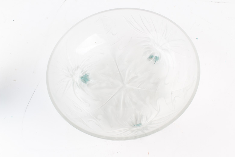 Verlys French Glass Footed Dish