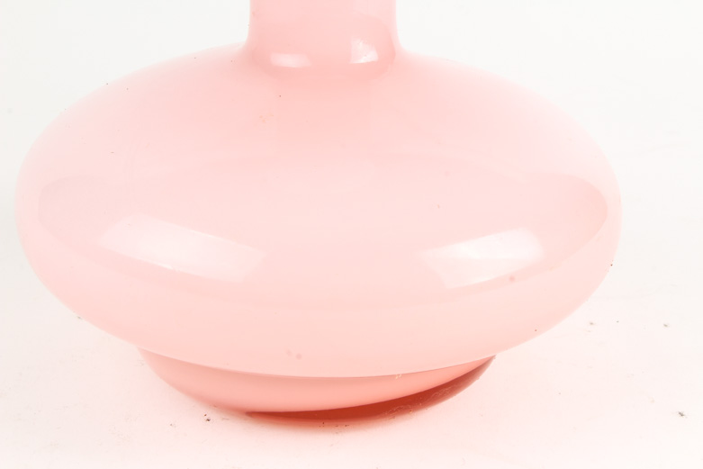 Vintage Laslo for Mikasa Pink Glass Vase