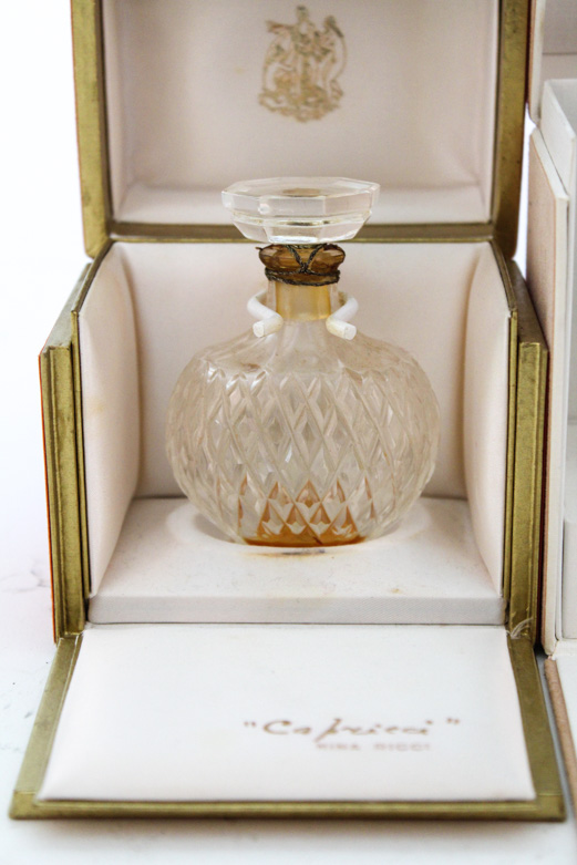 Set of Four Vintage Nina Ricci Perfume Bottles