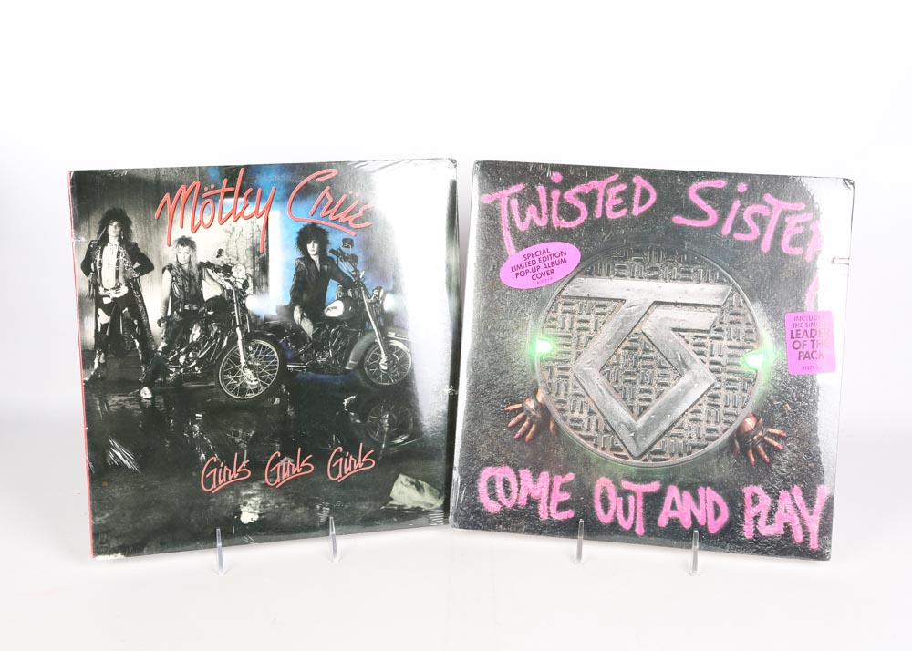 Guns n' Roses Rare "Live Like Suicide," Sealed Crue, Other LPs