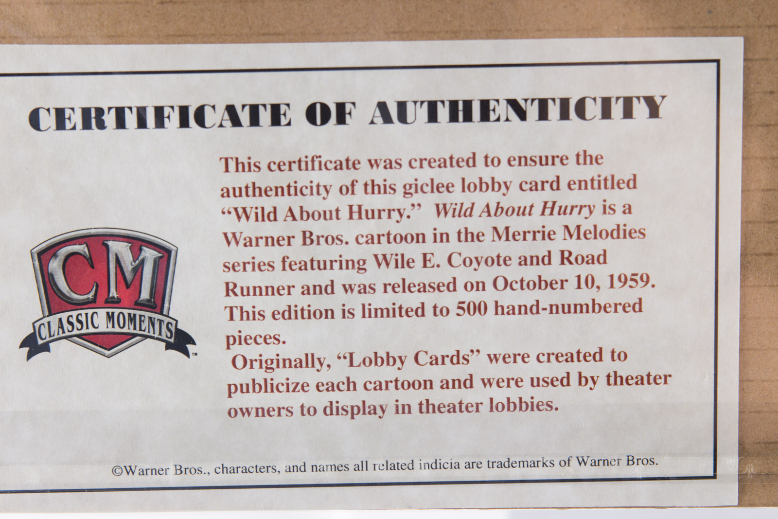 Looney Tunes Giclee Lobby Cards