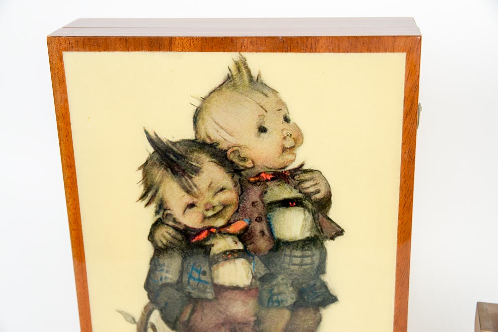 Pair of Music Boxes Including Ascons