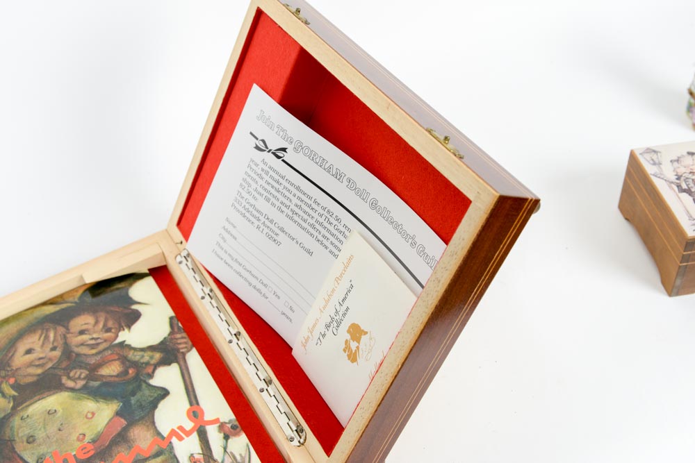 Pair of Music Boxes Including Ascons