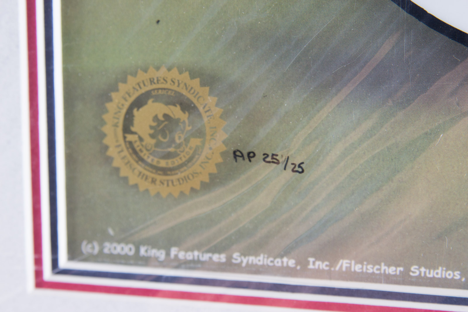 New York Yankees Themed Looney Tunes Lithograph and Sericel