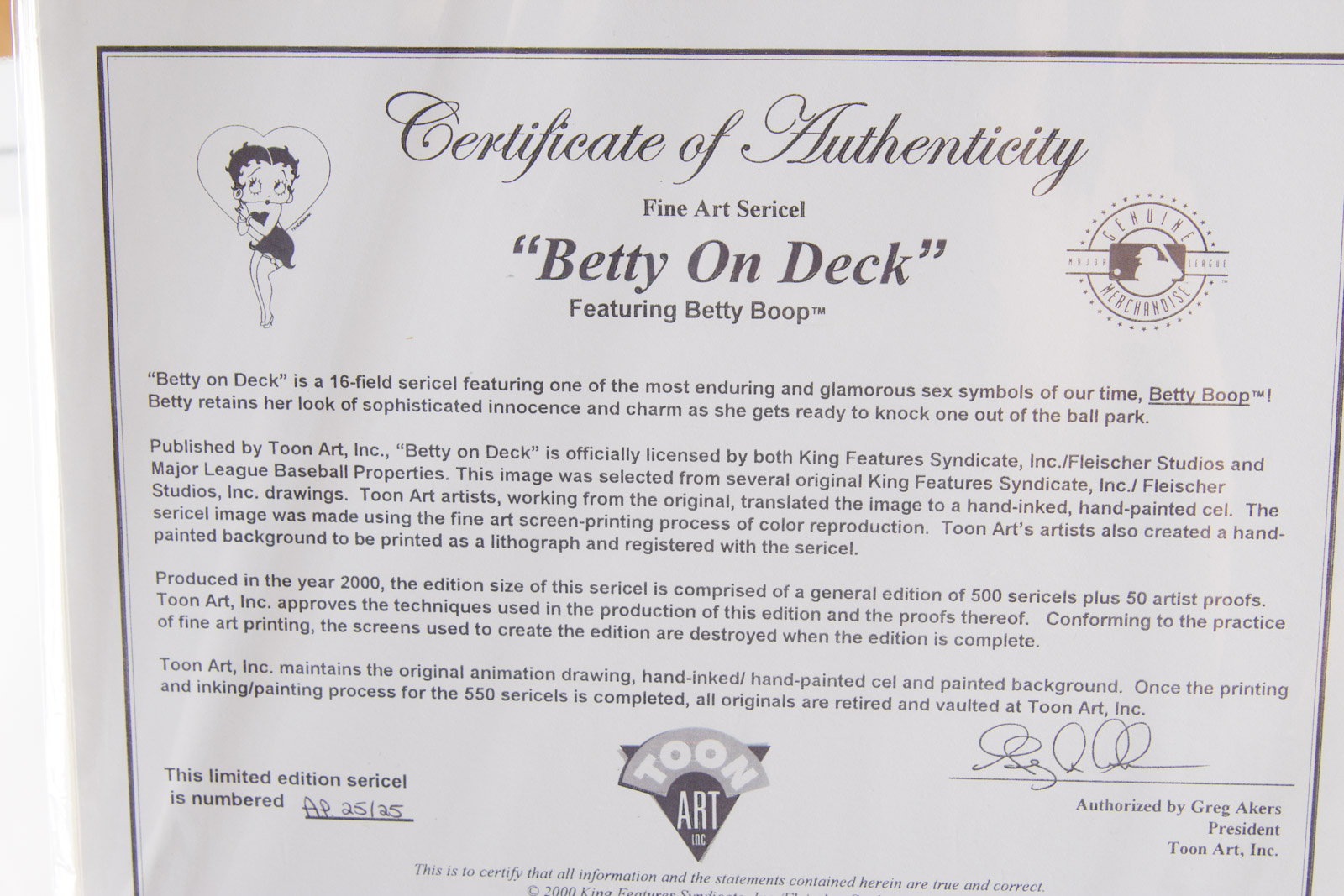 New York Yankees Themed Looney Tunes Lithograph and Sericel