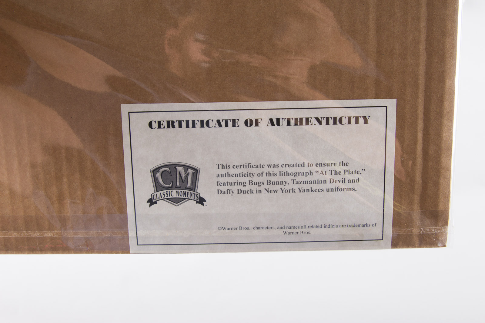 New York Yankees Themed Looney Tunes Lithograph and Sericel