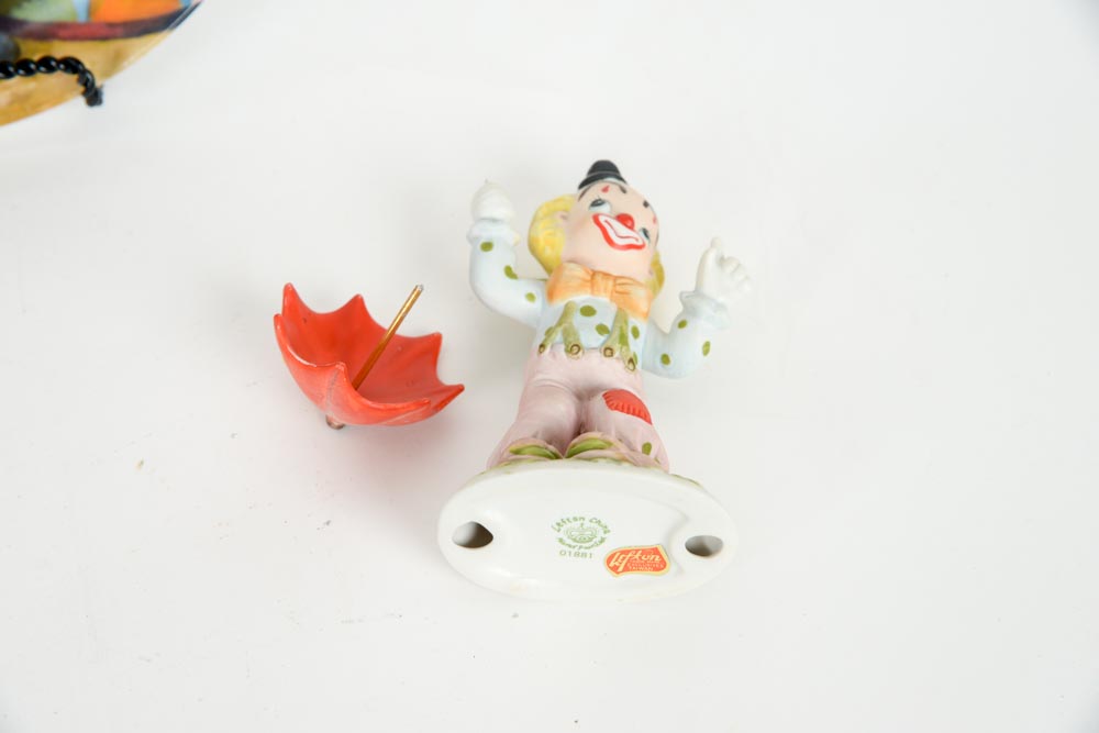 Assortment of Clown Collectibles