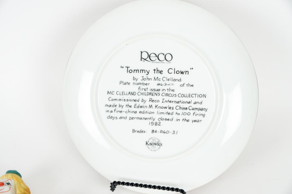 Assortment of Clown Collectibles