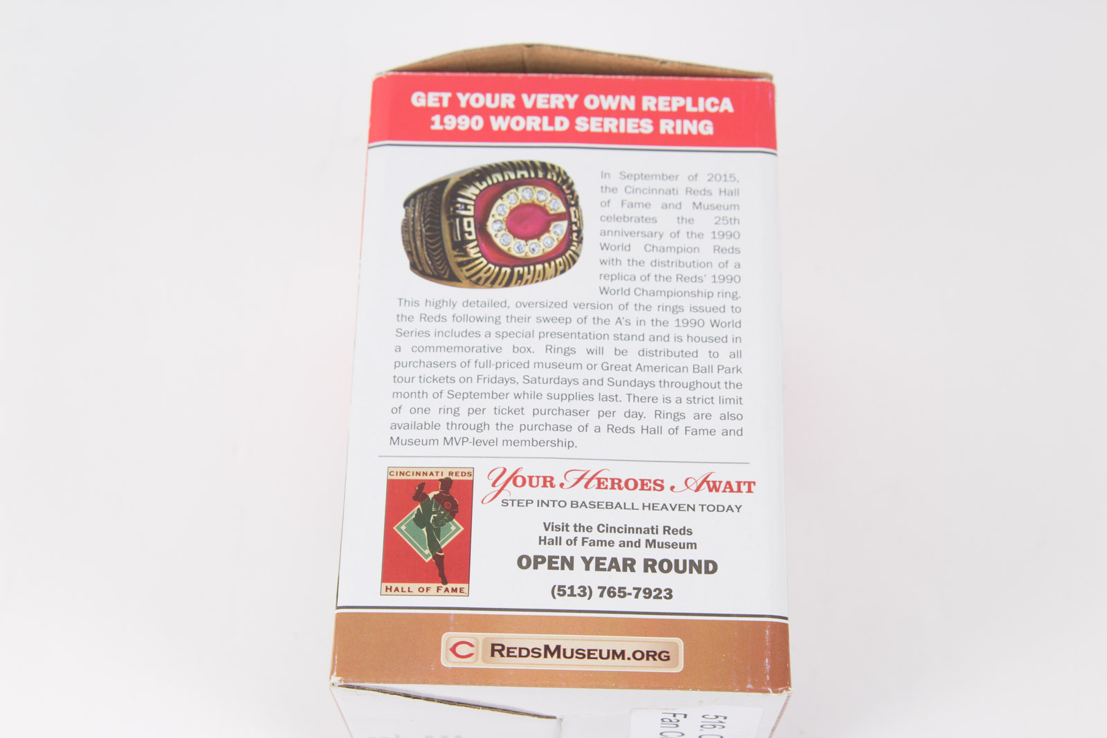 Cincinnati Reds 1990 World Champions Wall Plaque and Stein