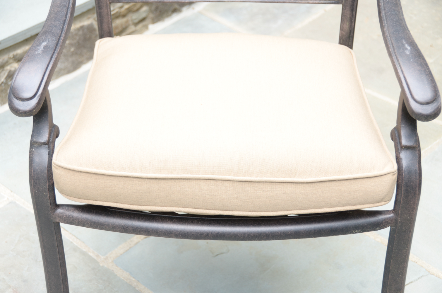 Modern Metal Patio Table and Chairs by Sunbrella