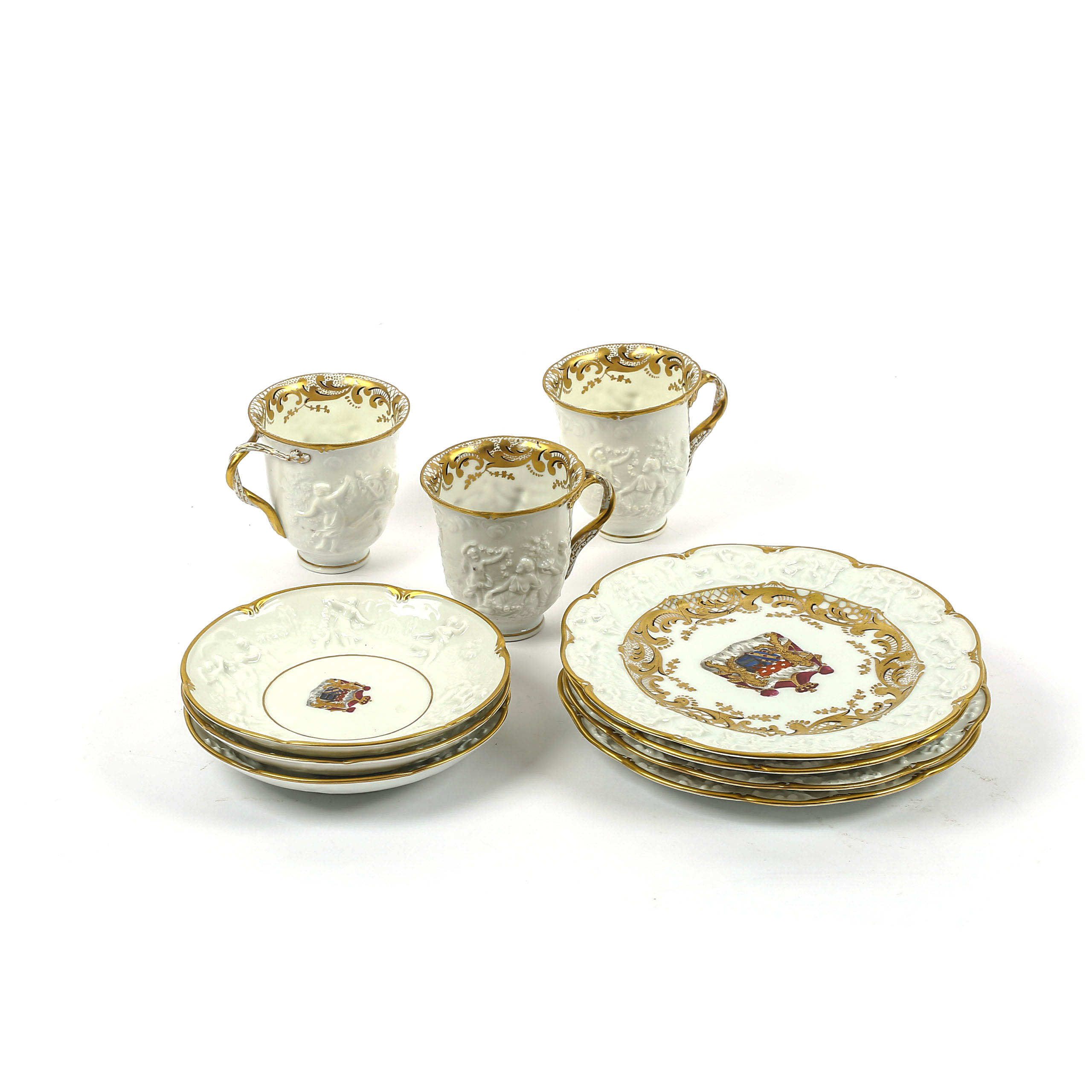 Capodimonte Napoleon and Josephine Armorial China