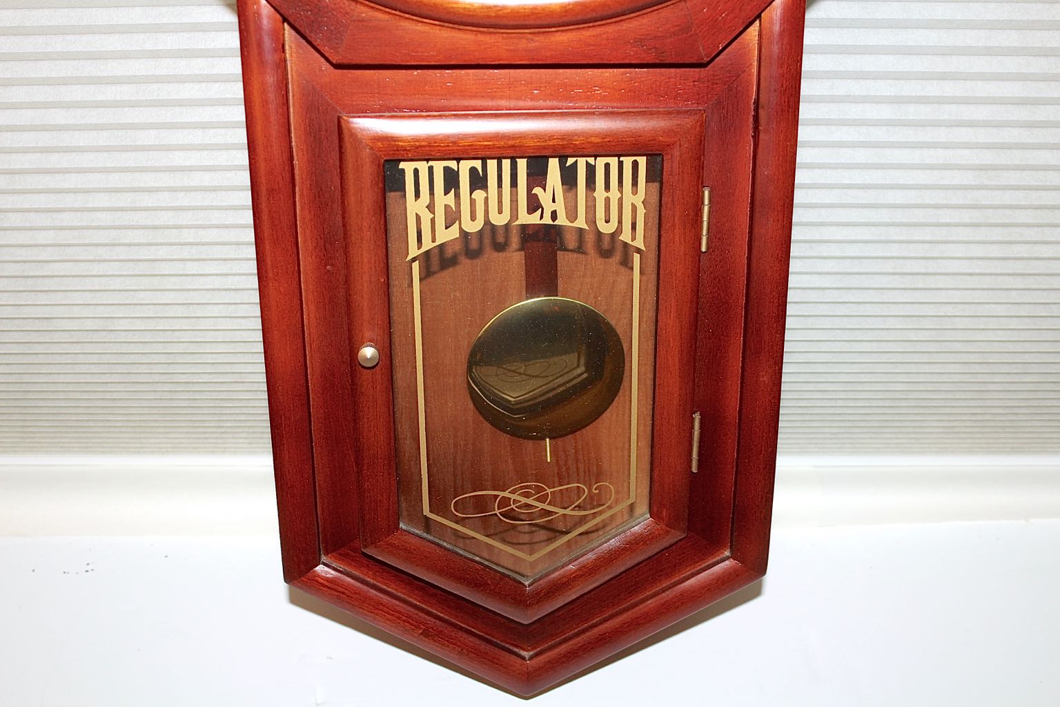 Waltham "Polk" Regulator Pendulum & Chime, Key Wound Wall Clock