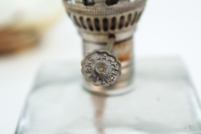 Antique Glass Oil Lamps