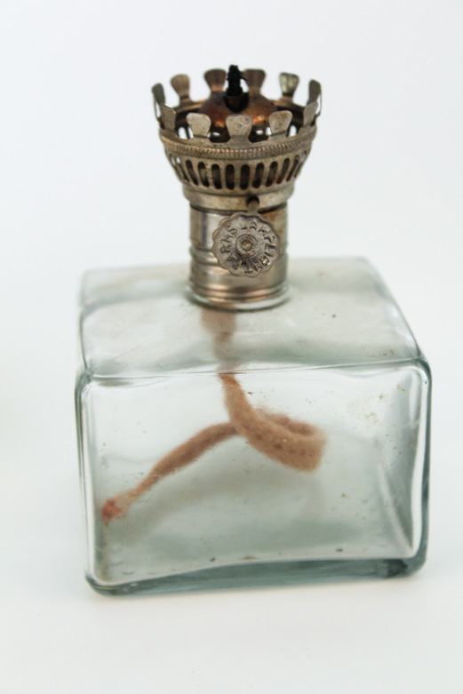 Antique Glass Oil Lamps