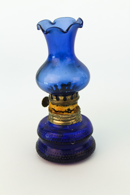 Antique Glass Oil Lamps