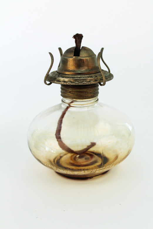 Antique Glass Oil Lamps