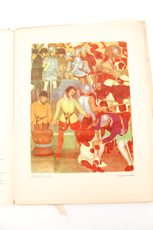 1948 Copy of "Diego Rivera: 10 Reproductions in Color of Mexican Frescoes"