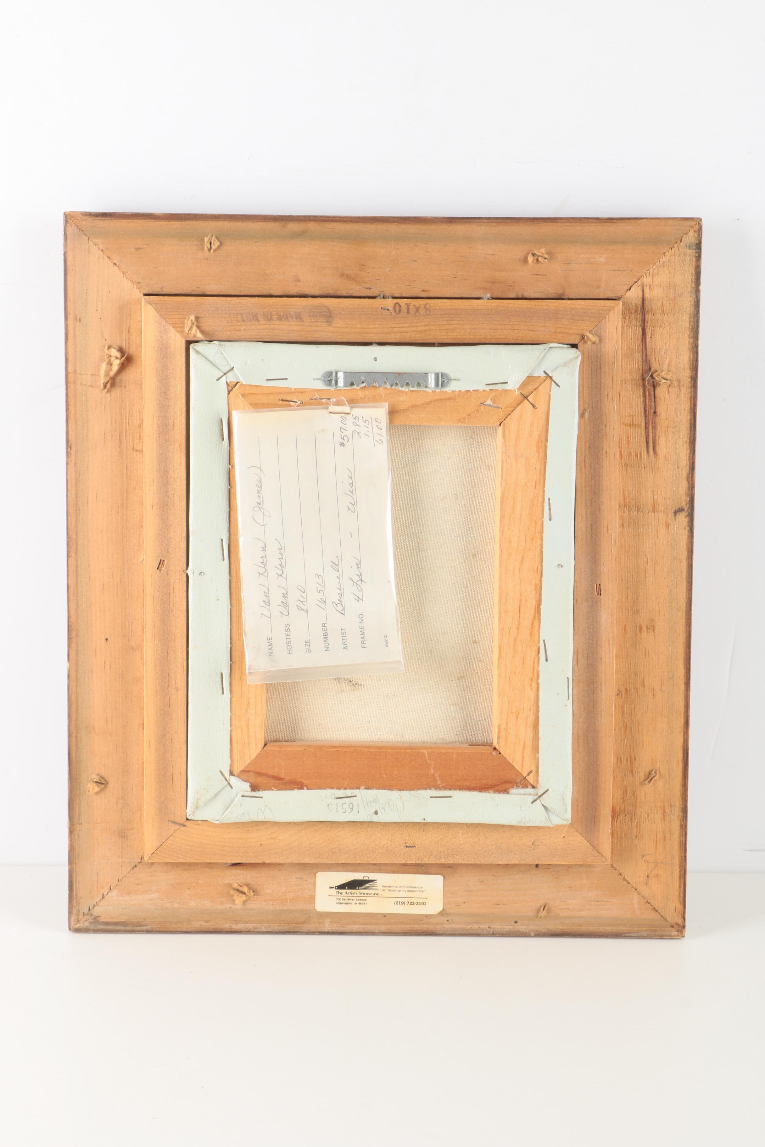 B. Boswell Oil Painting on Canvas of Landscape