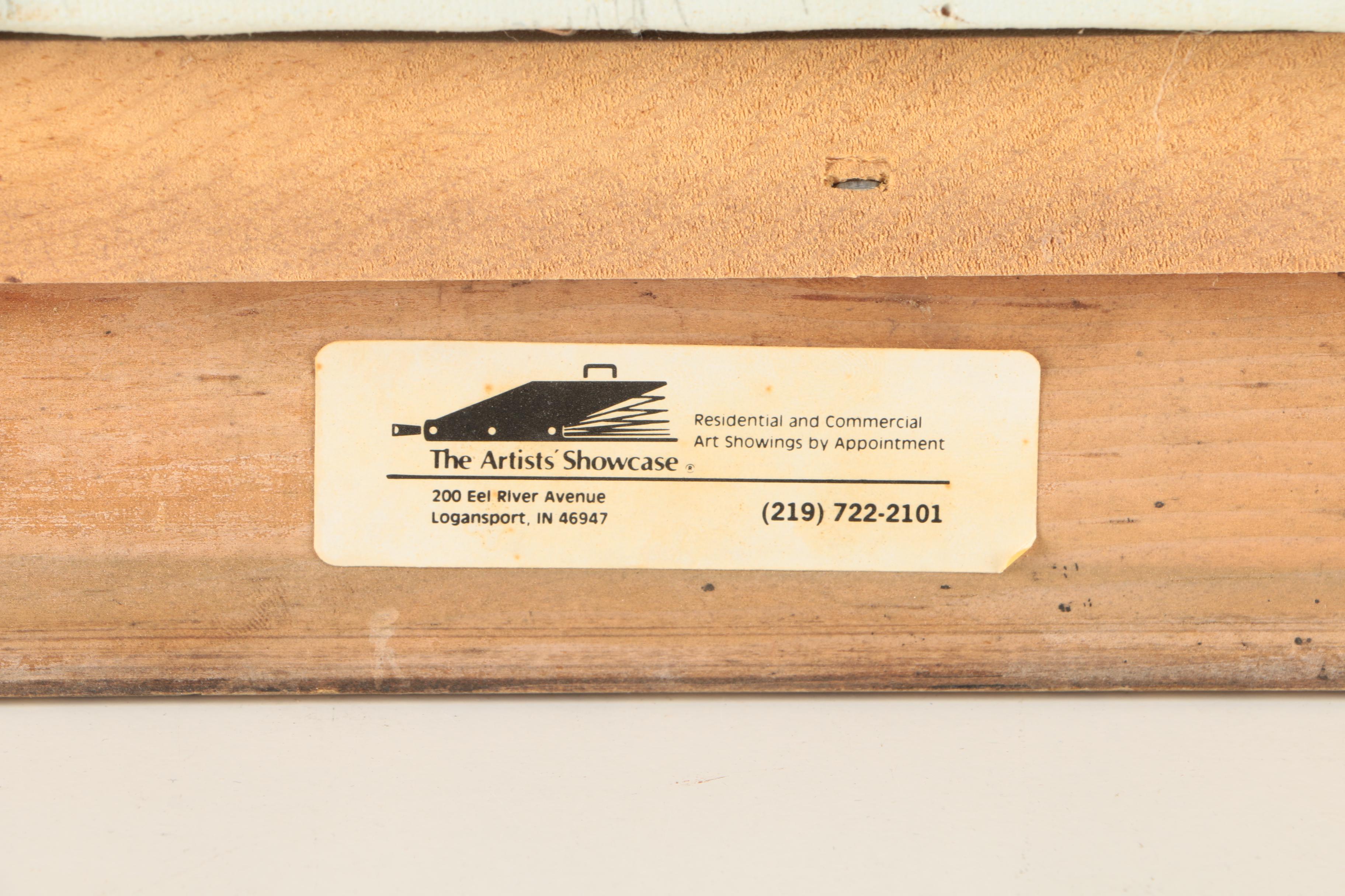 B. Boswell Oil Painting on Canvas of Landscape