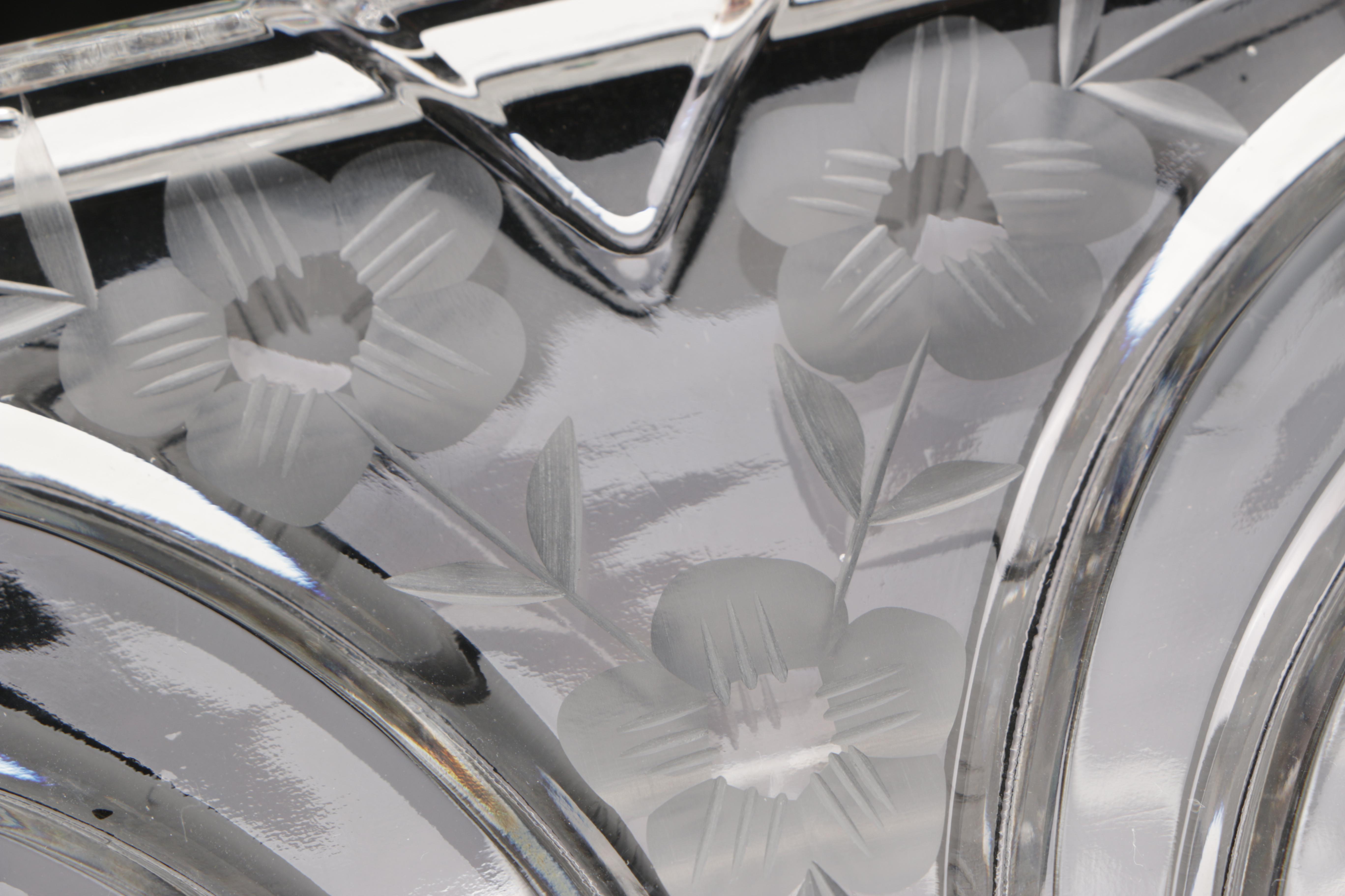 Cross-Cut Wine Glasses and Other Cut Crystal