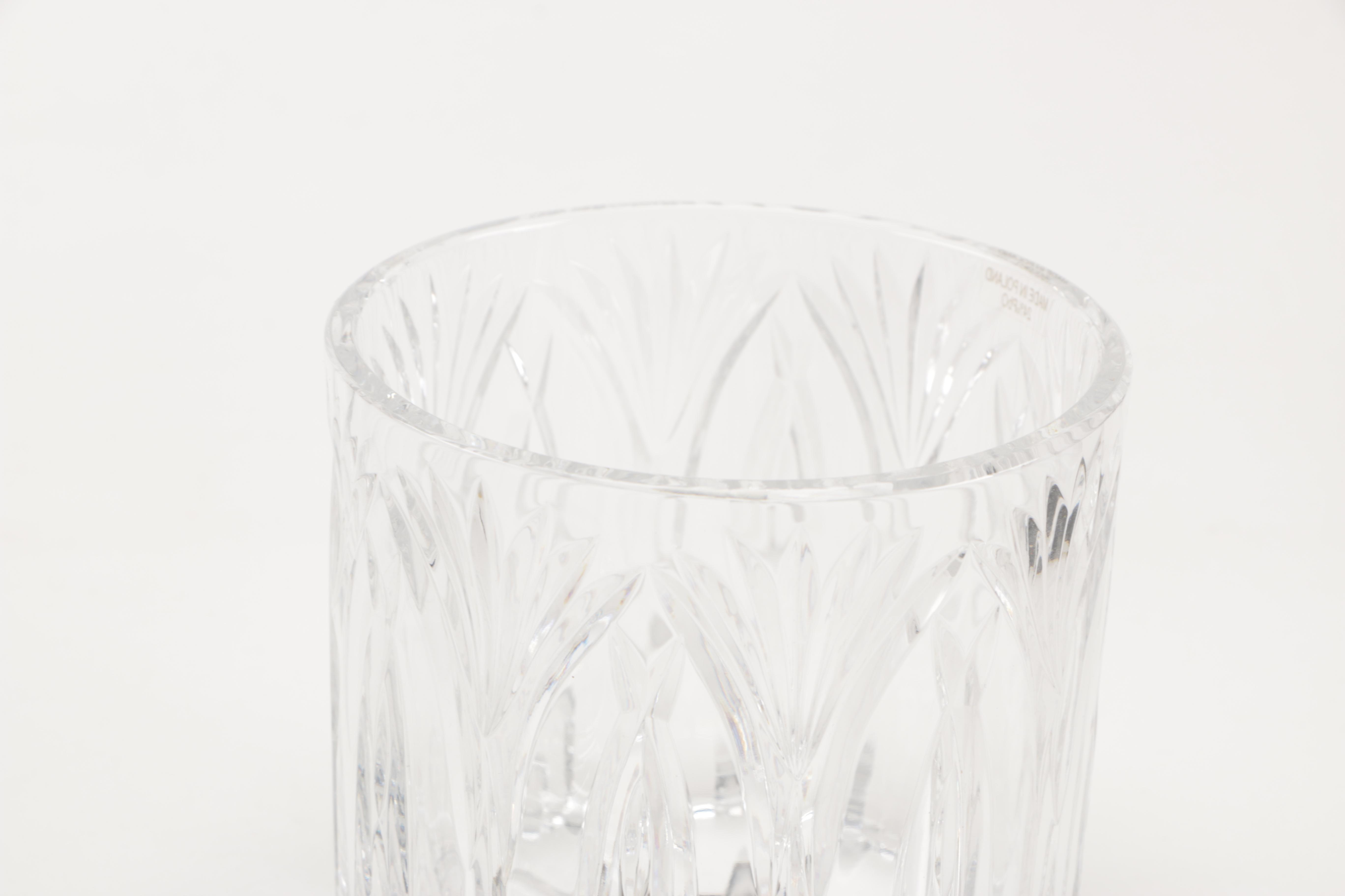 Cross-Cut Wine Glasses and Other Cut Crystal