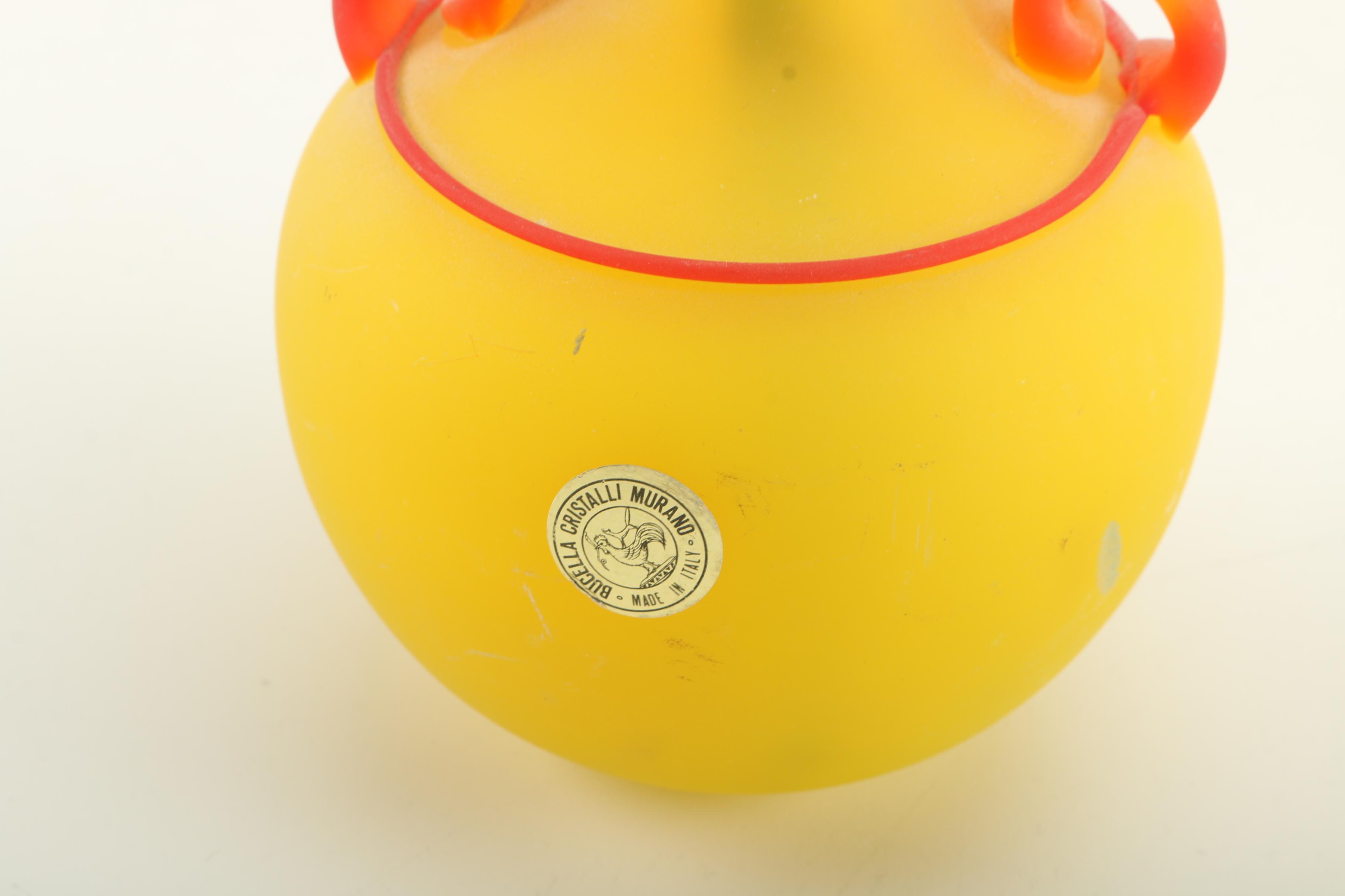 Colorful Glass Vases Featuring Murano and Roger Gandelman