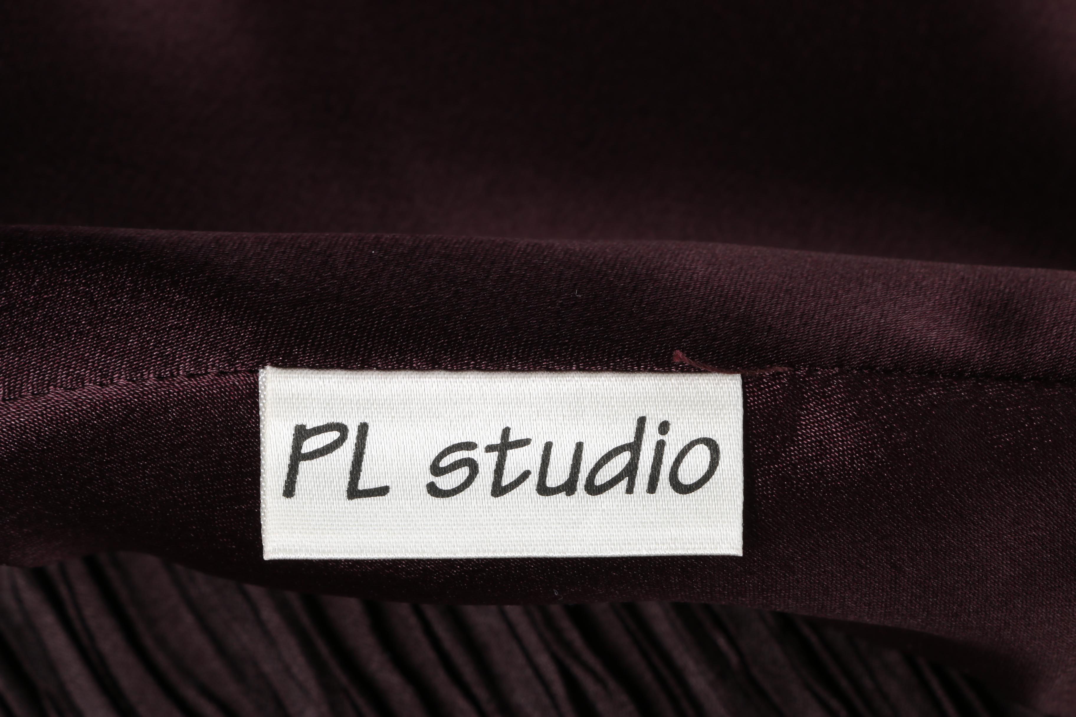 Saks Fifth Avenue Dark Purple Swing Coat