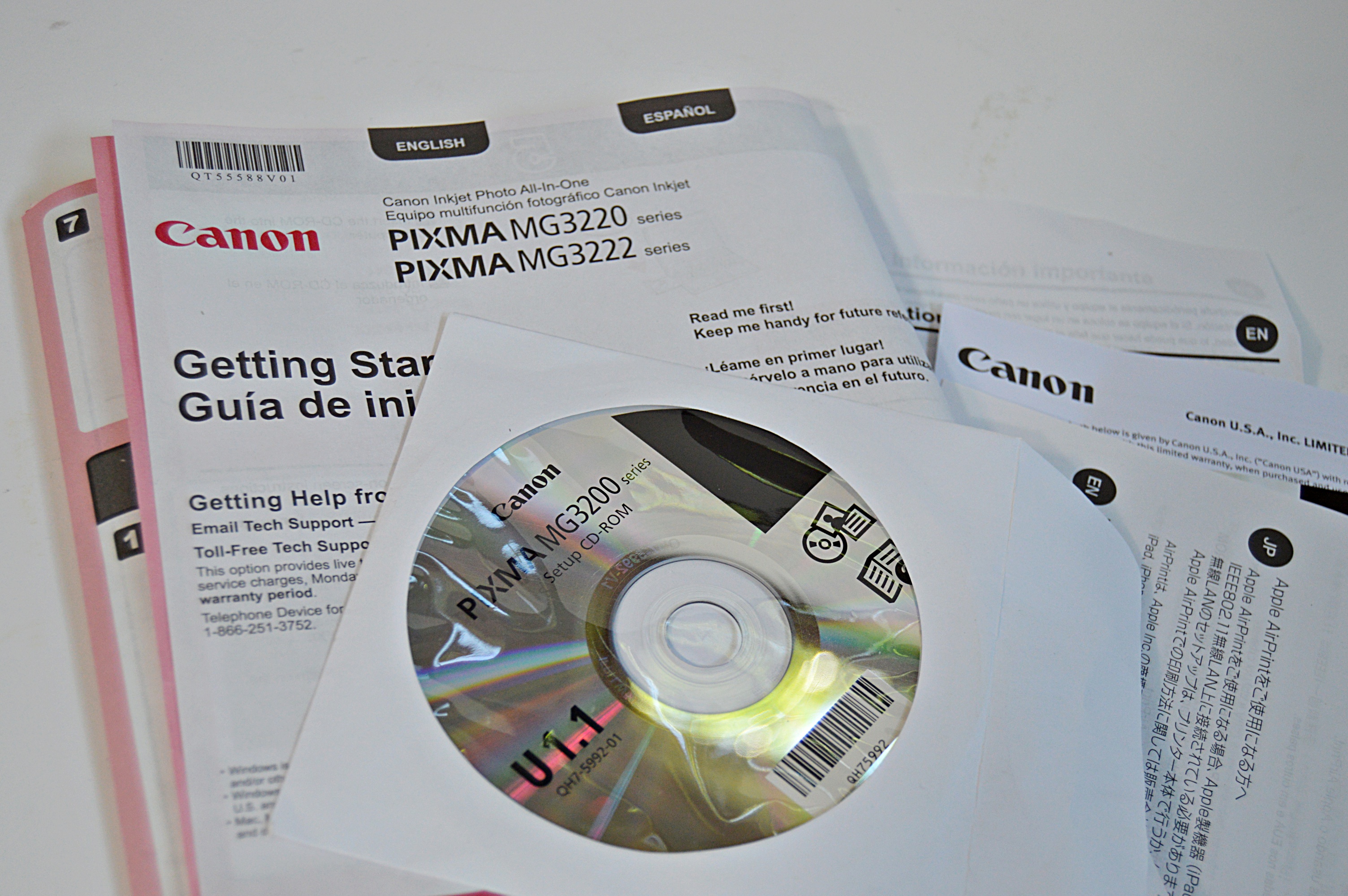 Canon Pixma 3200 Multifunction Printer, Staples Paper Shredder