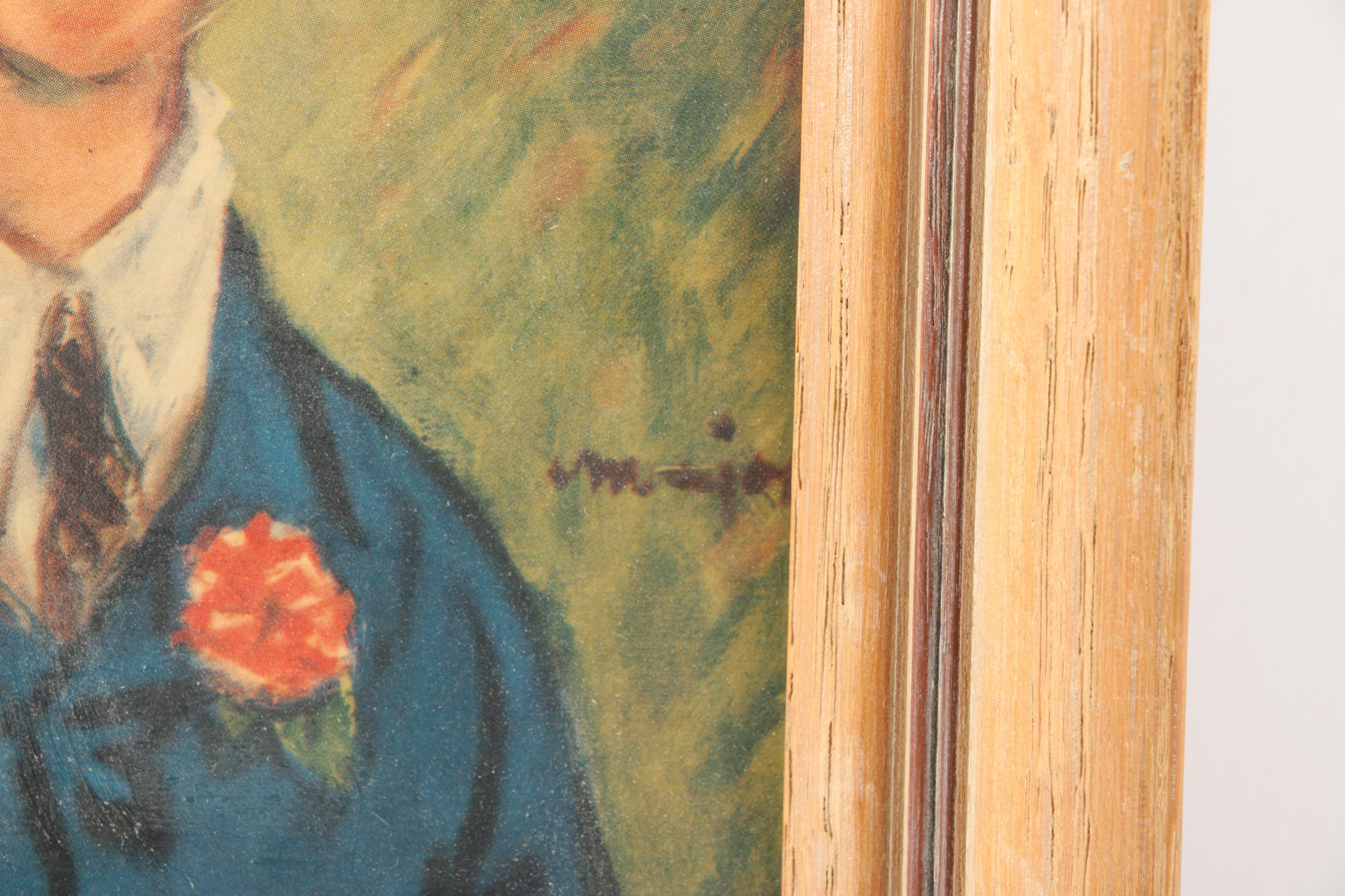 After Henry Major Offset Lithographs "The Philosopher's Heir" and "The Philosophers Offering"