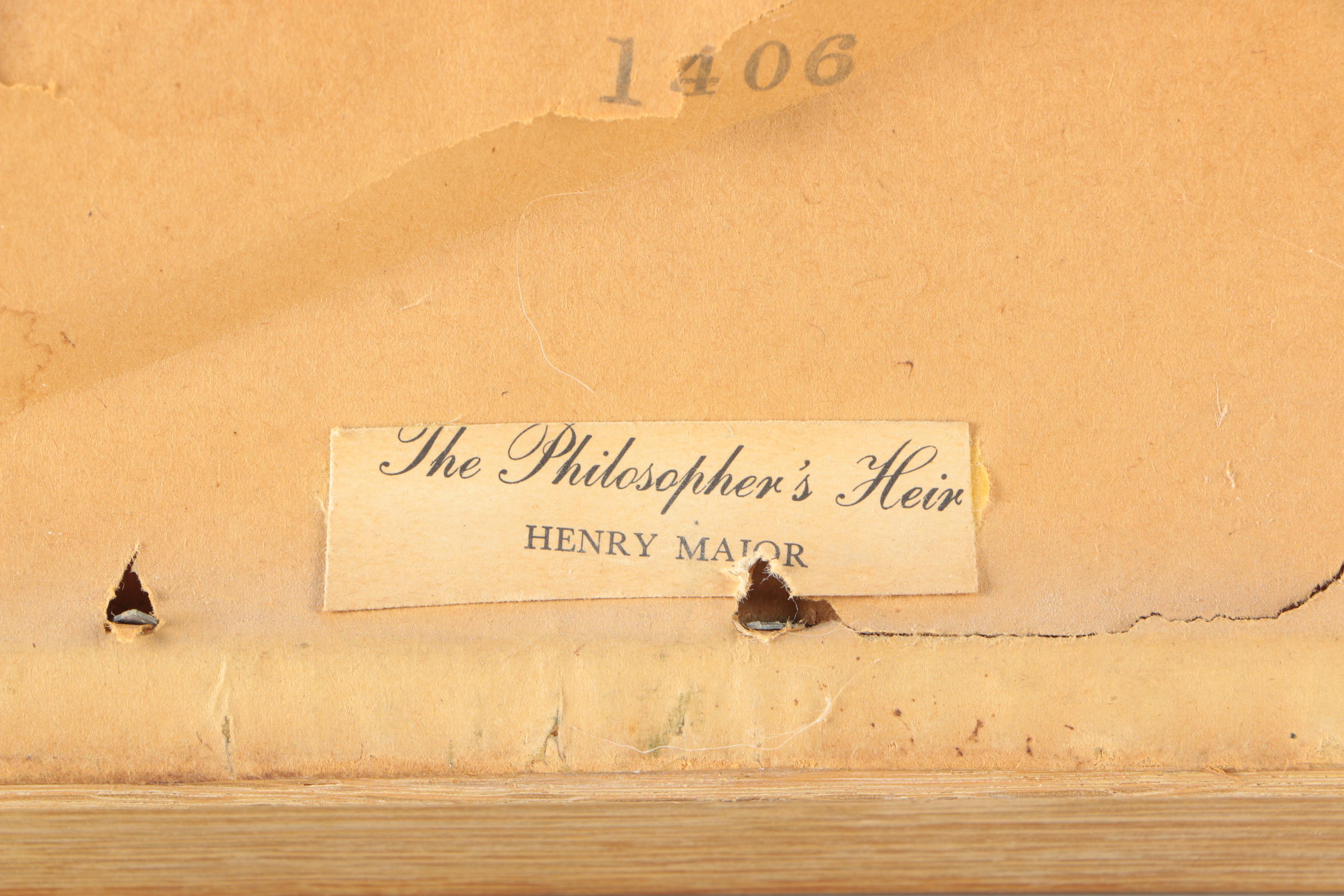 After Henry Major Offset Lithographs "The Philosopher's Heir" and "The Philosophers Offering"