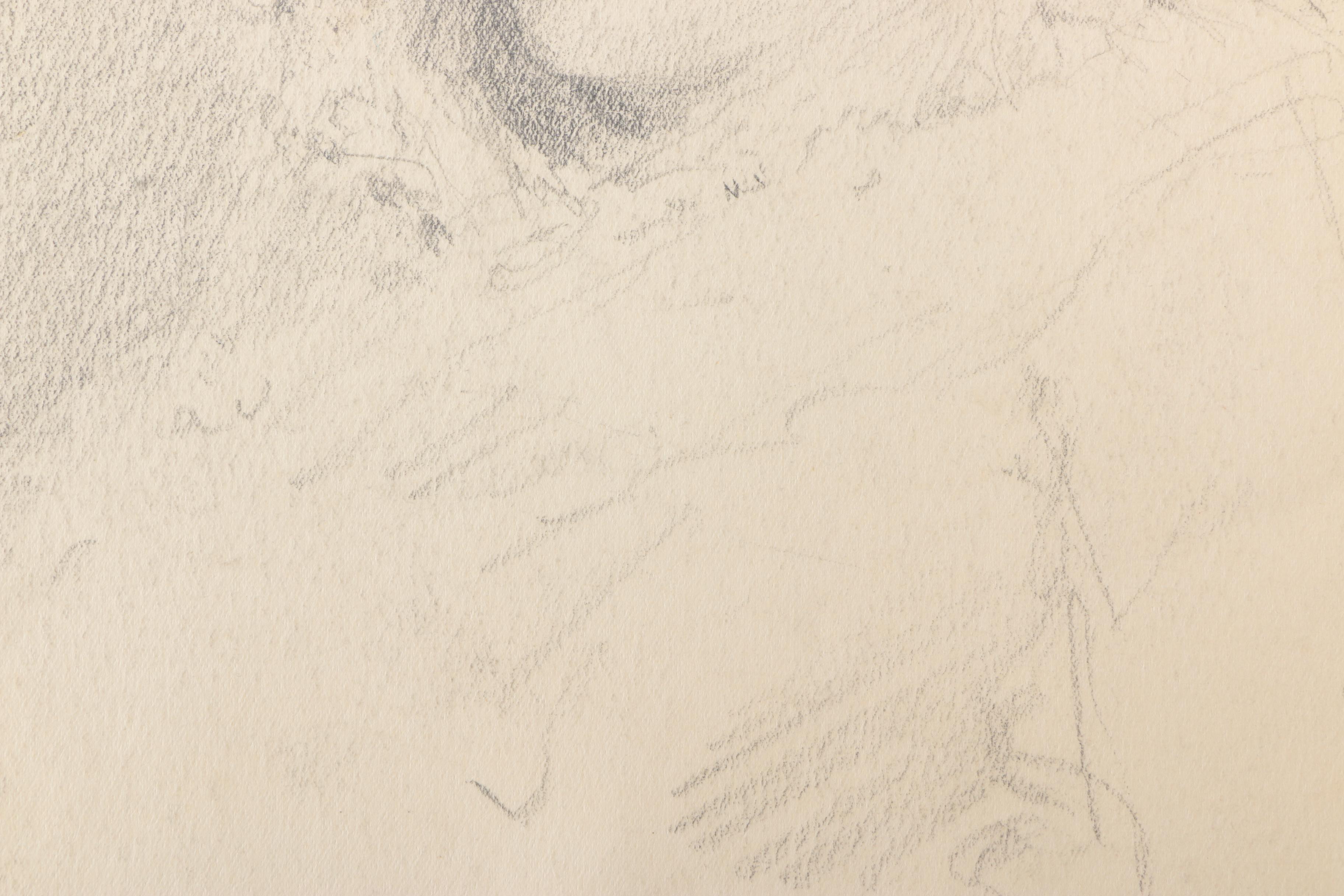 Graphite Drawing of Portraiture