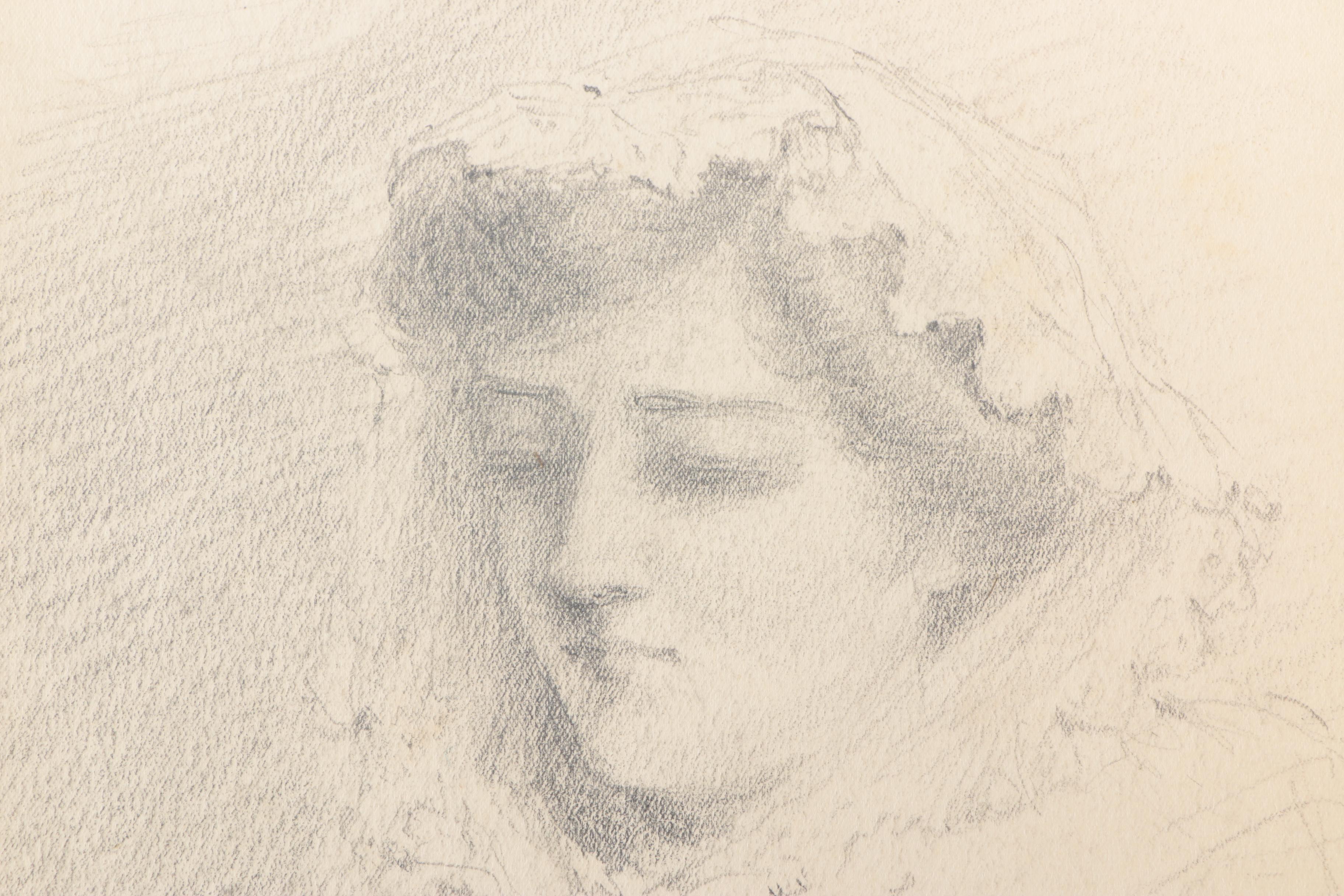 Graphite Drawing of Portraiture