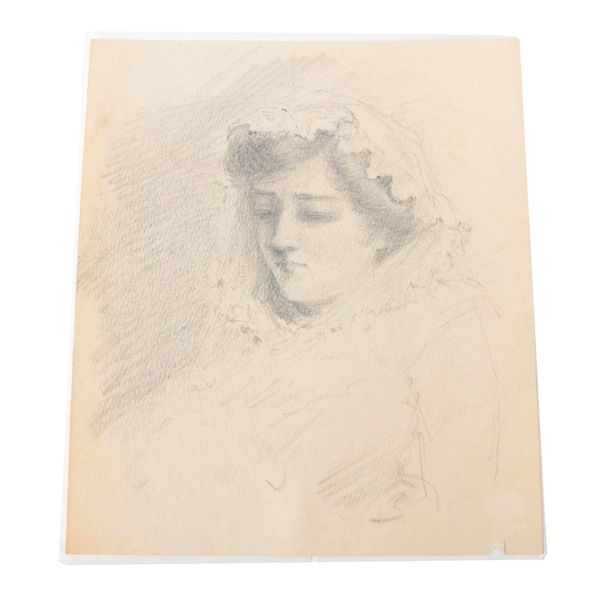 Graphite Drawing of Portraiture