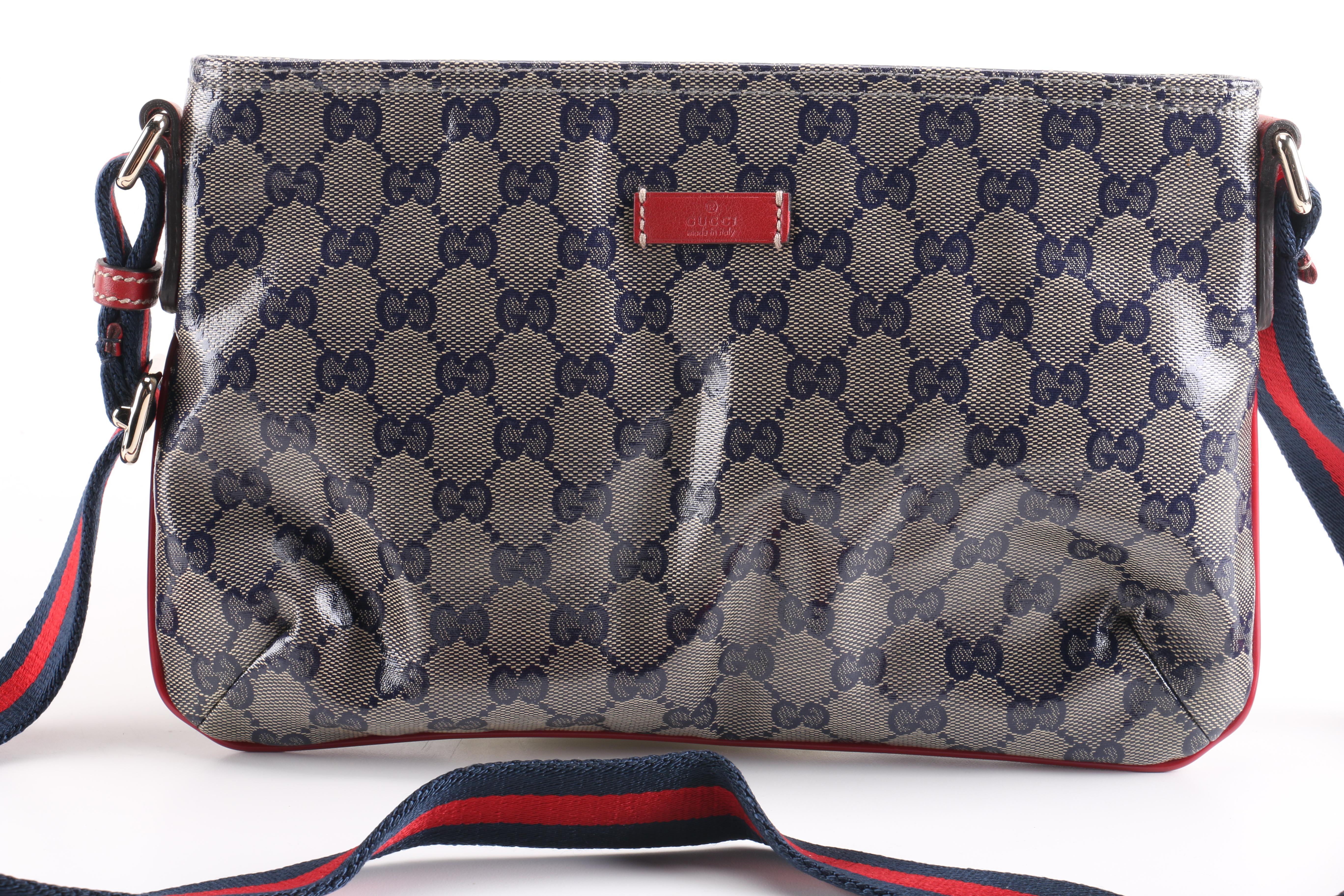 Gucci Crystal Monogram Small Messenger Bag