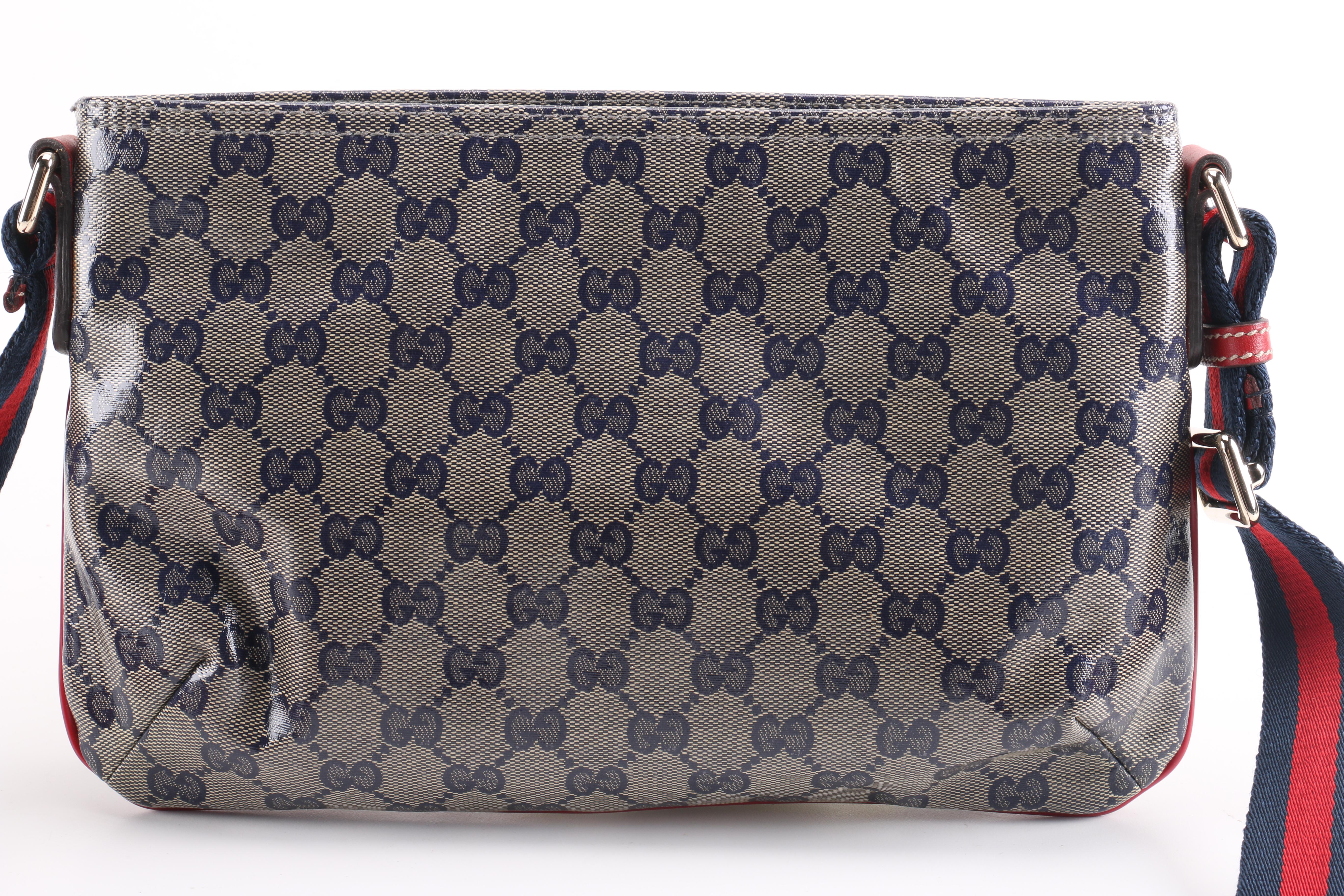 Gucci Crystal Monogram Small Messenger Bag