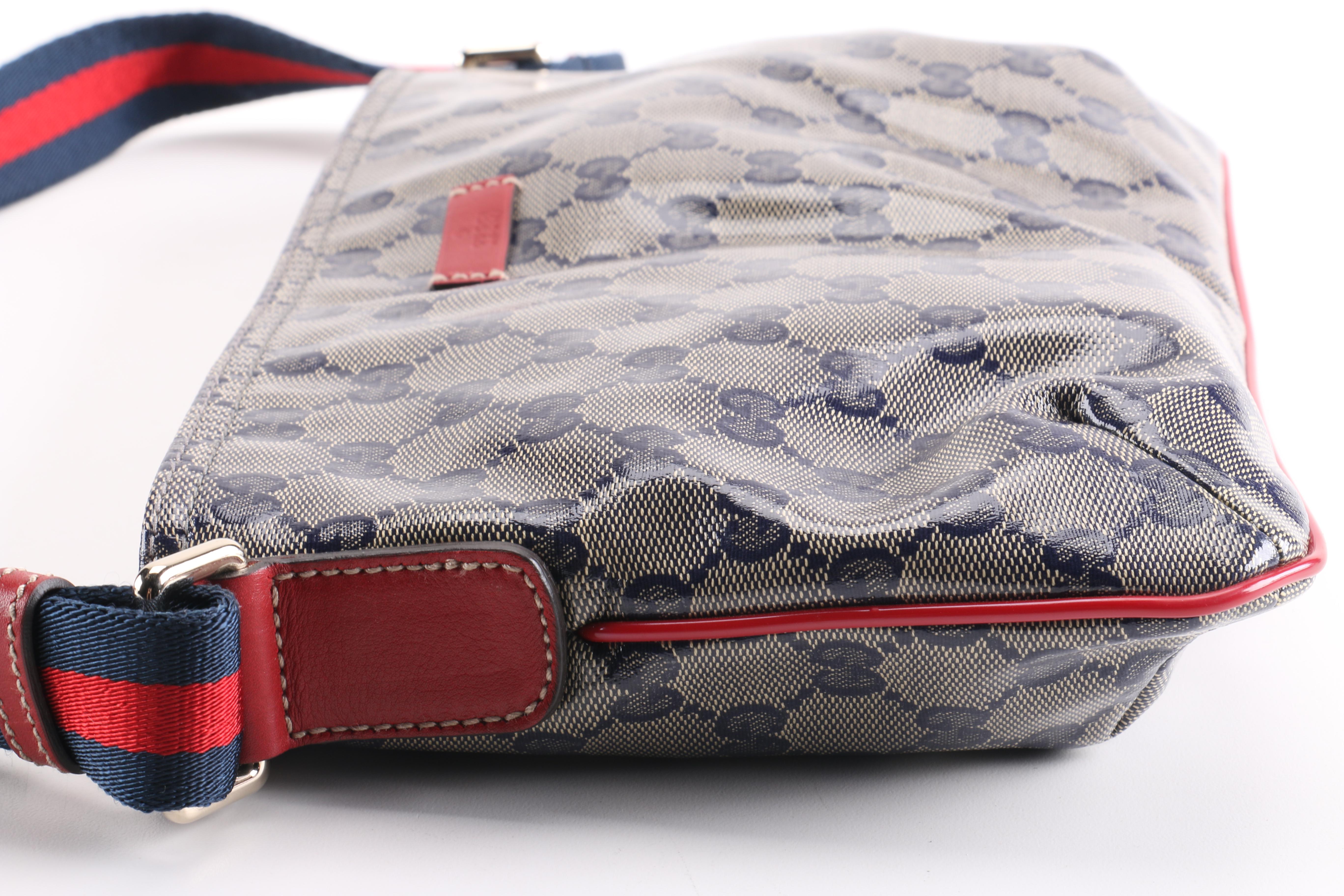 Gucci Crystal Monogram Small Messenger Bag