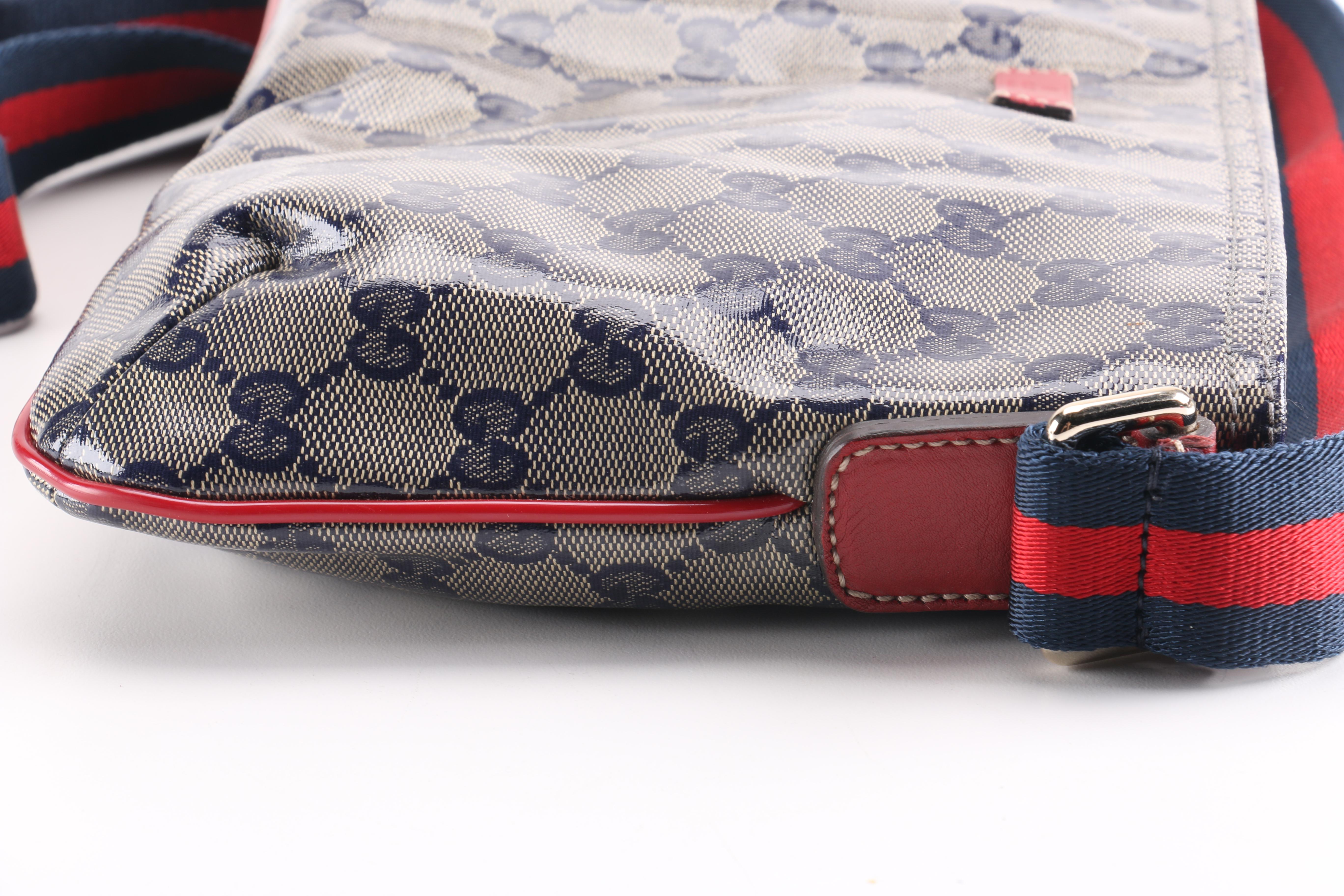 Gucci Crystal Monogram Small Messenger Bag