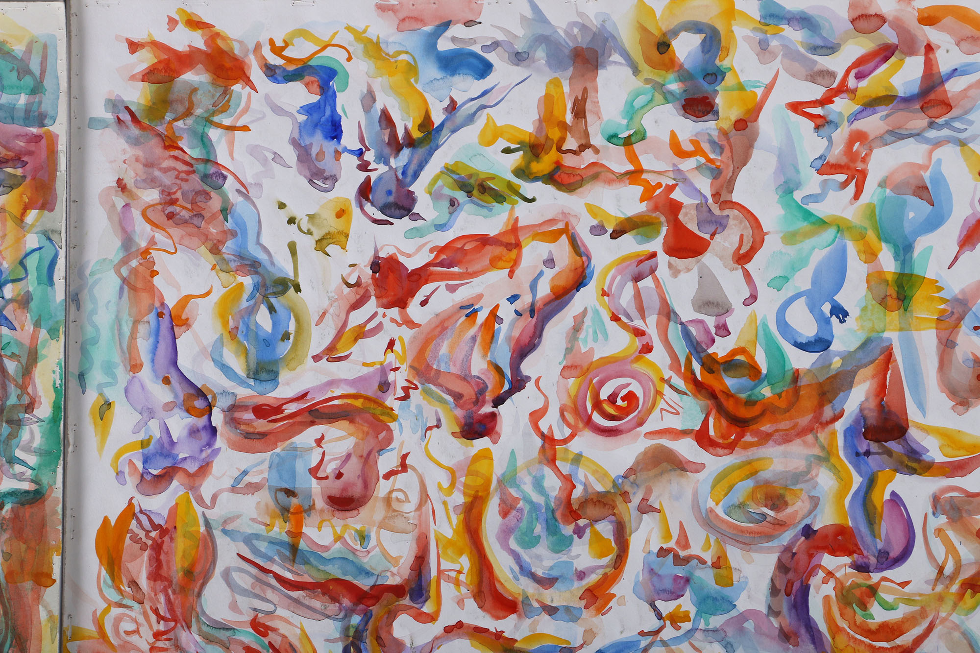 Collection of Abstract Watercolor Paintings