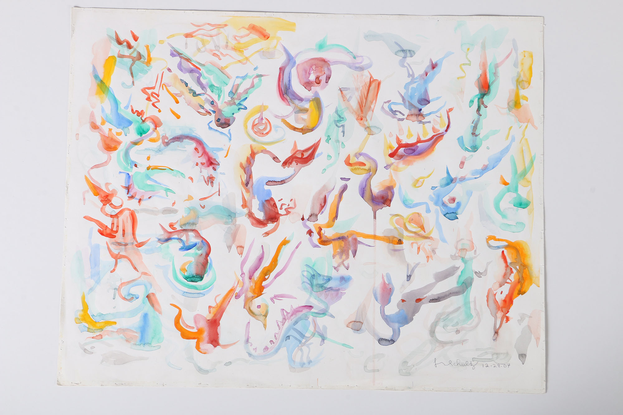 Collection of Abstract Watercolor Paintings