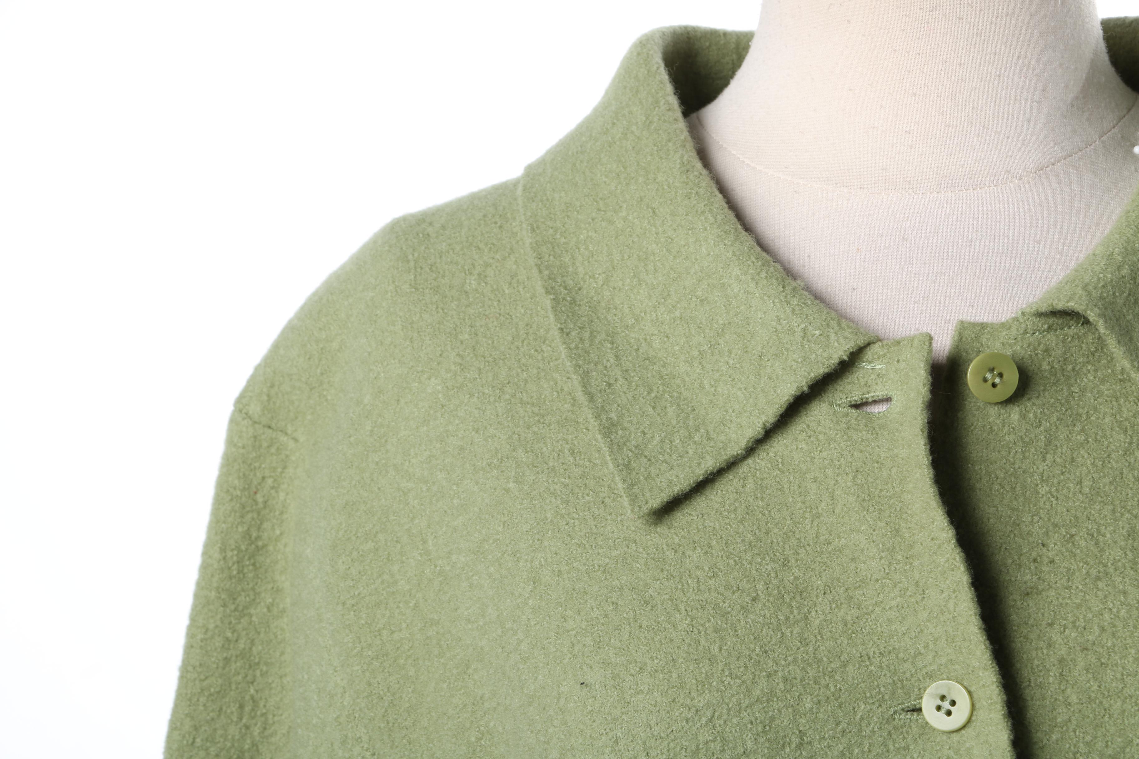 Eileen Fisher Boiled Wool Jacket Coat