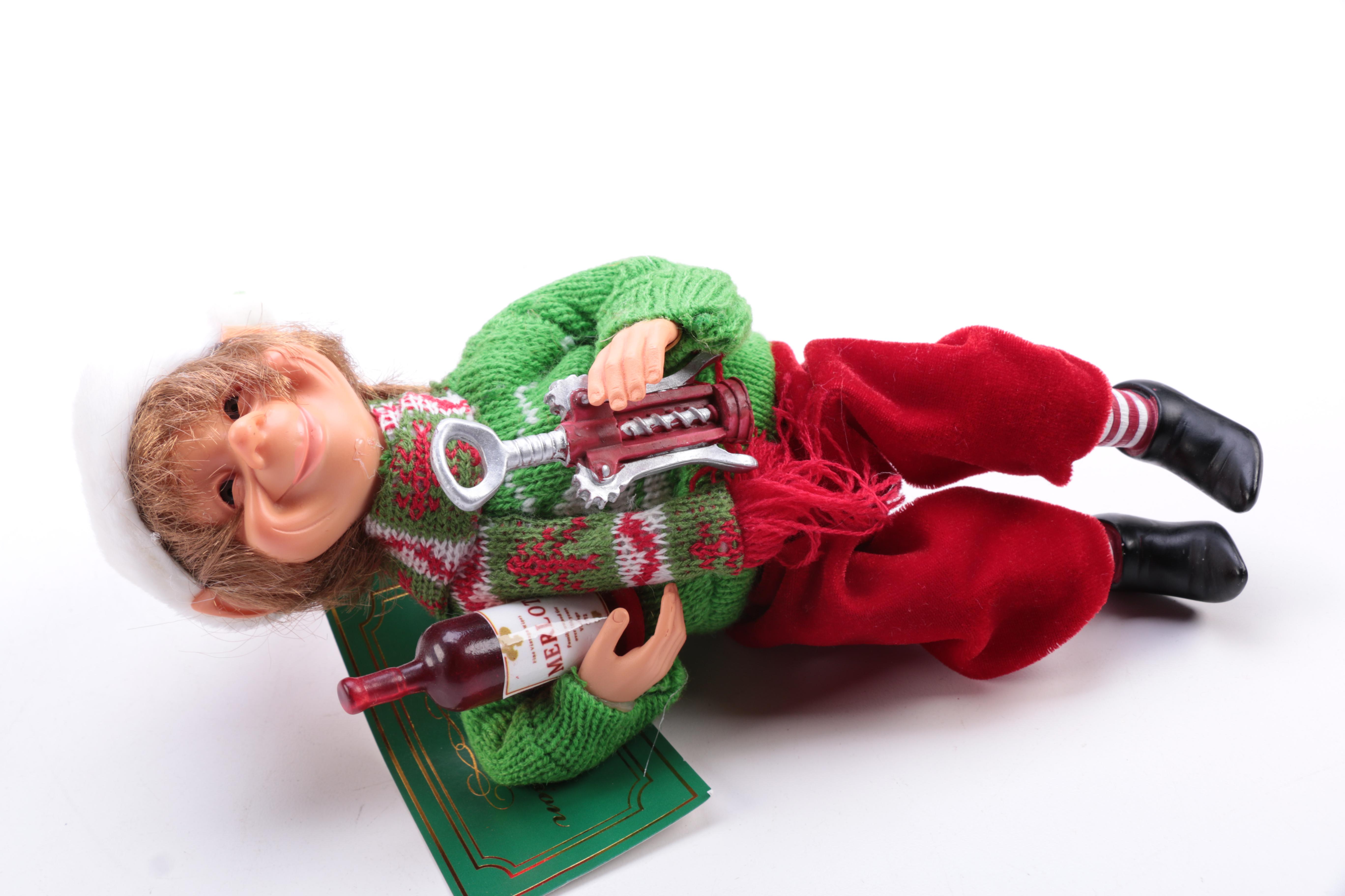 Collection of Karen Didion Wine Elves